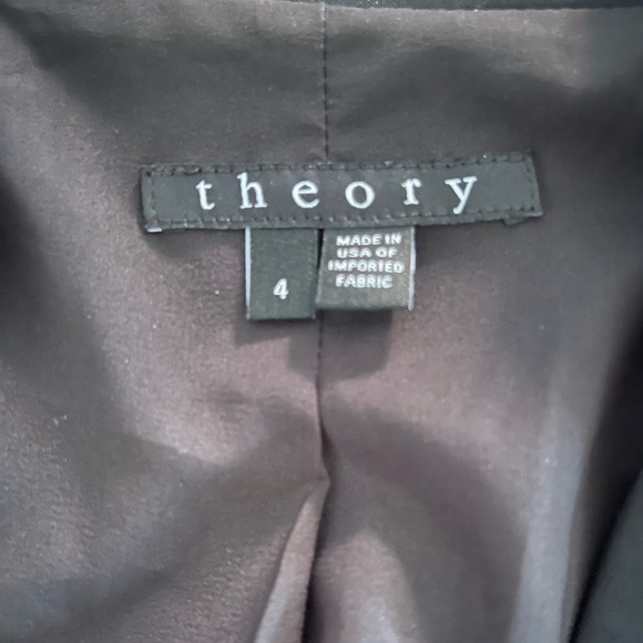 Theory Classic Black Women's Blazer Lanai Collection Open Style - Picture 2 of 9